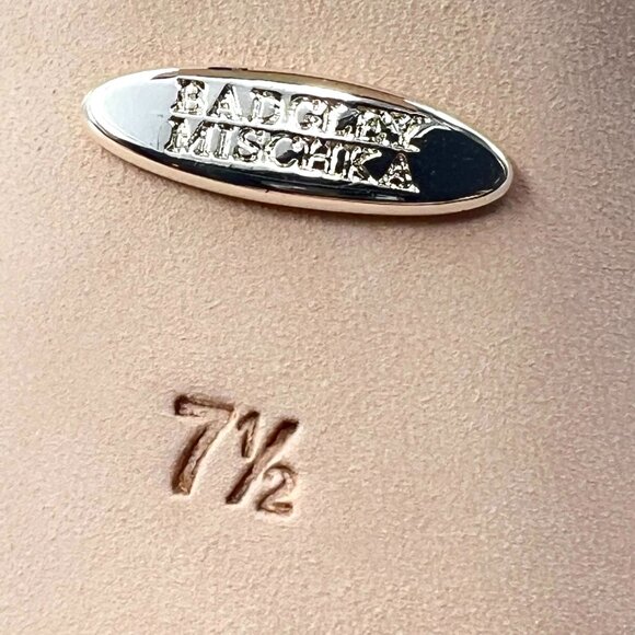 Badgley Mischka Size 7.5 Marsha Ivory White Jeweled Dress Sandals Heels Shoes - Picture 12 of 13